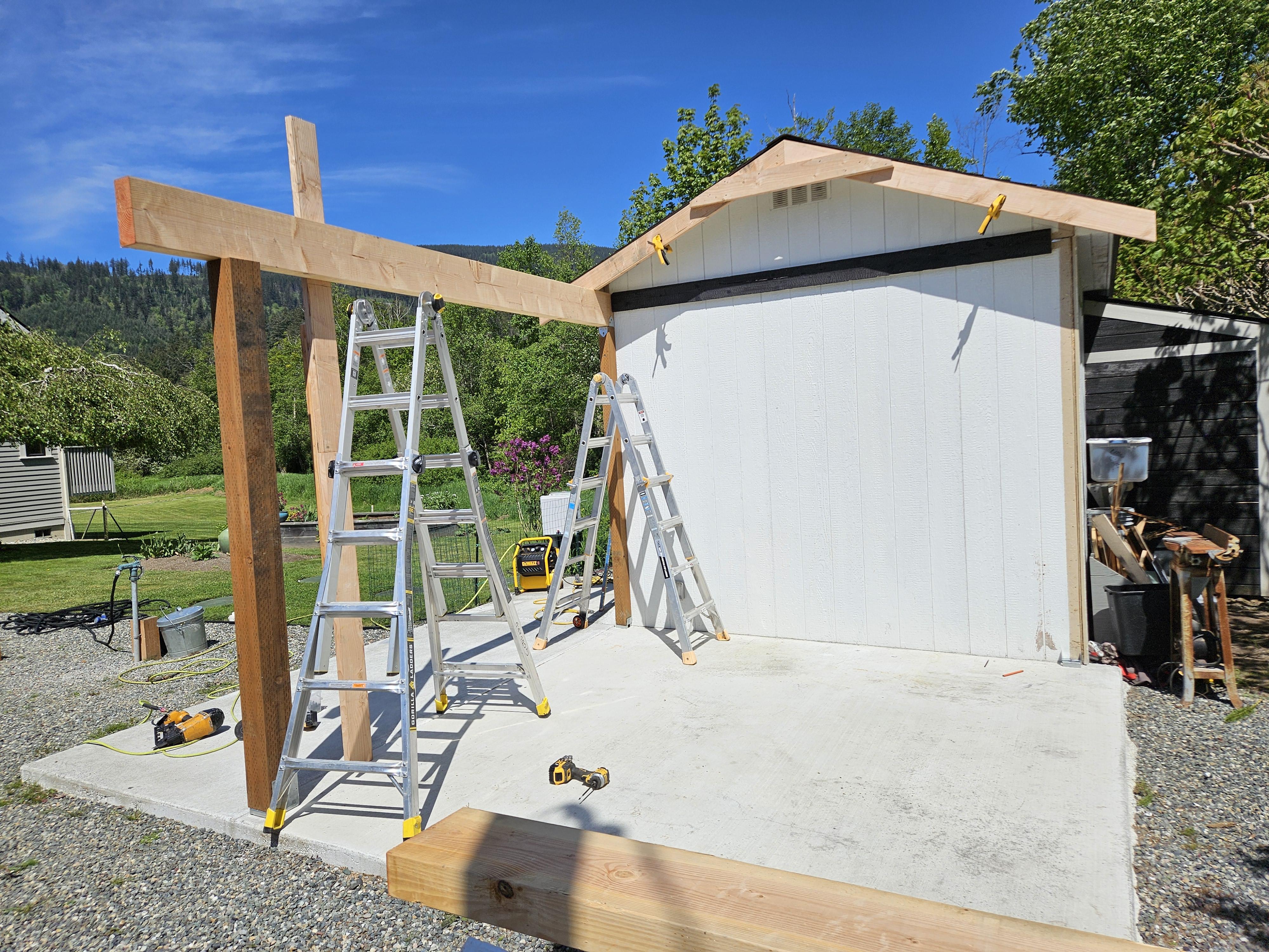 Bow, WA-Outbuilding and Hog-Panel Fence image 2