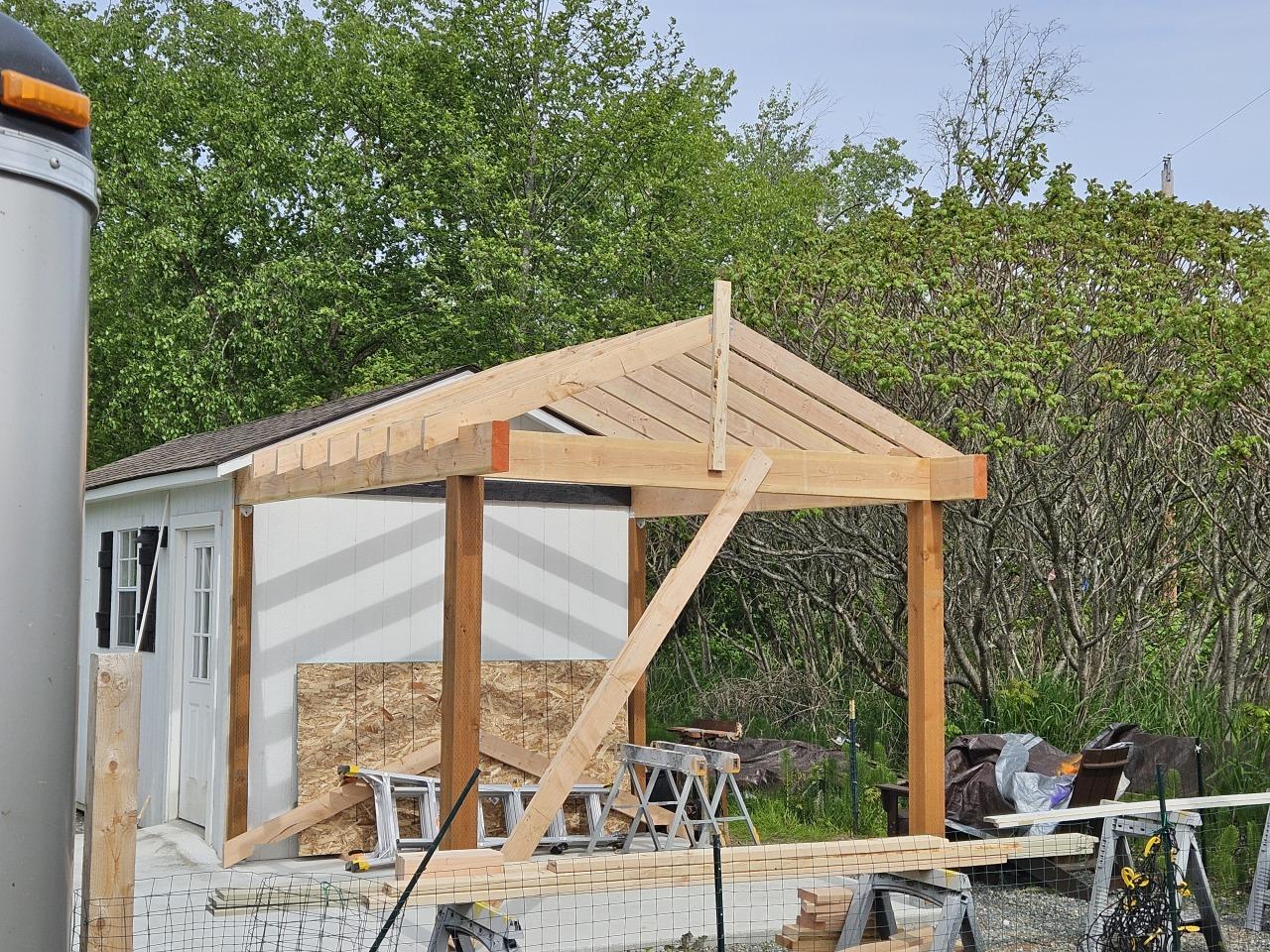 Bow, WA-Outbuilding and Hog-Panel Fence image 3