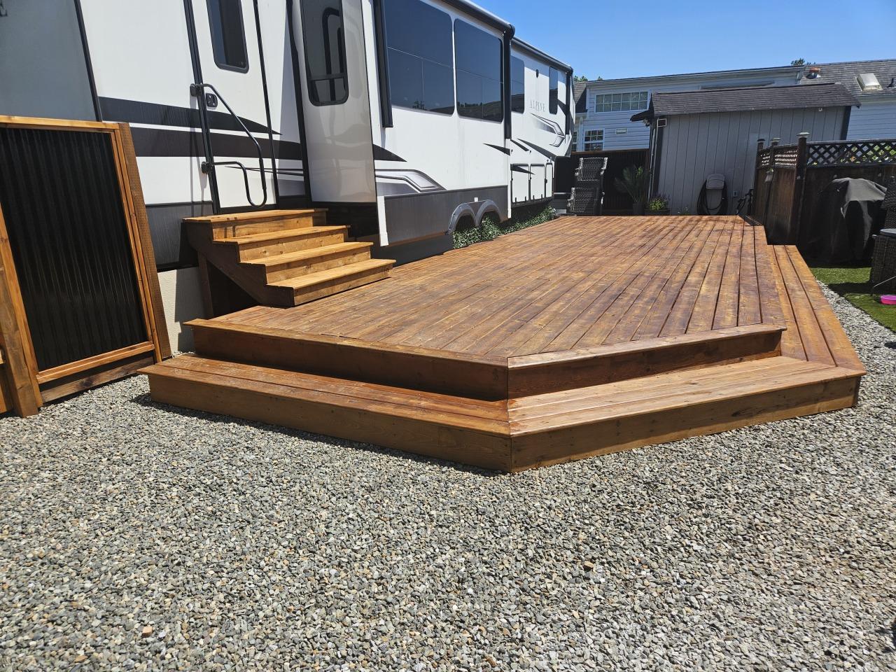 Birch Bay, WA-Cedar Fence and Cedar Decking image 1