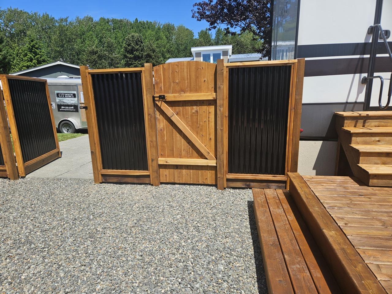 Birch Bay, WA-Cedar Fence and Cedar Decking image 2
