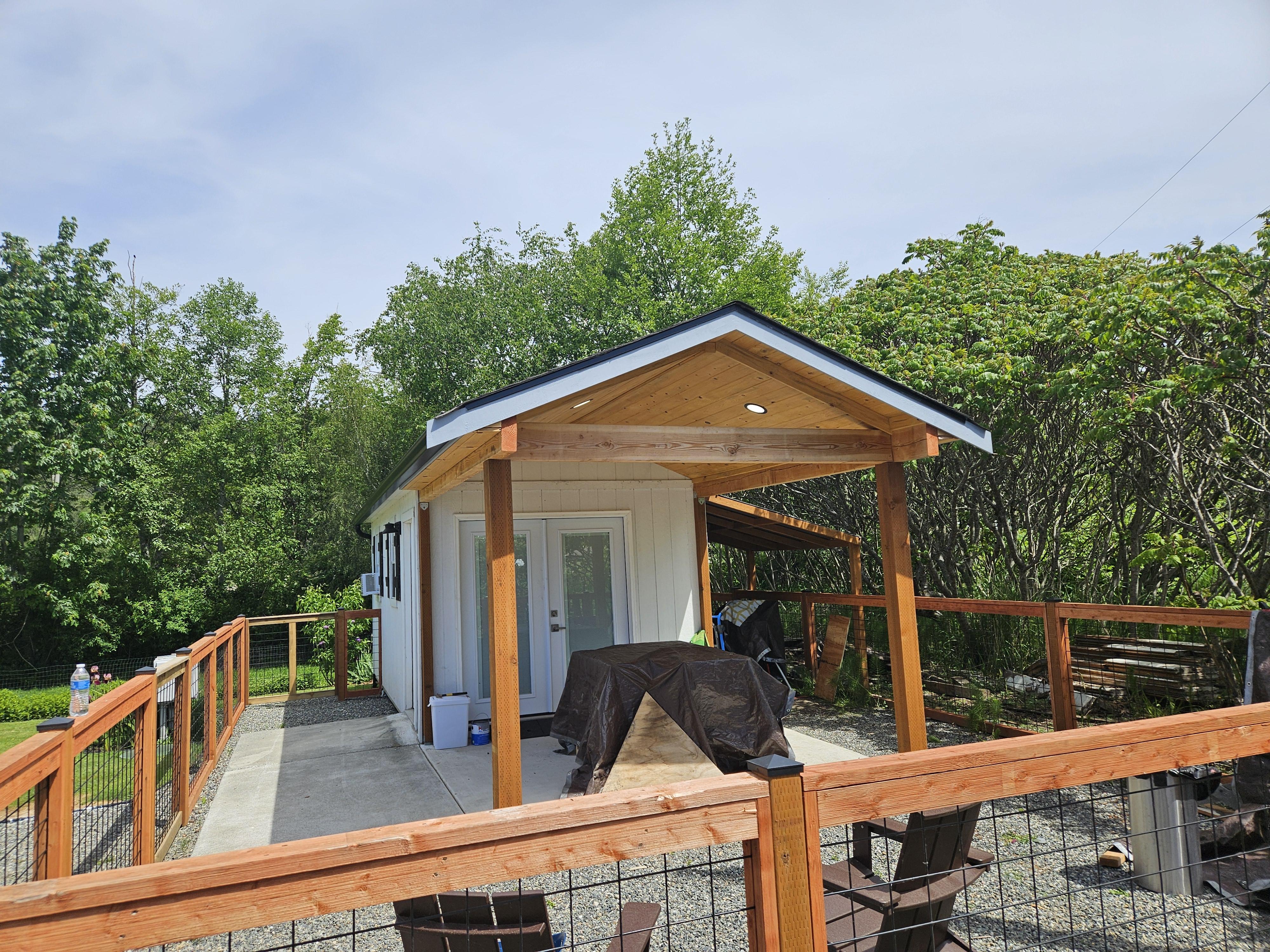 Bow, WA-Outbuilding and Hog-Panel Fence image 5
