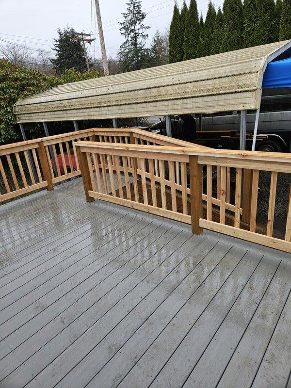Wrap Around Deck with Ramp image 10